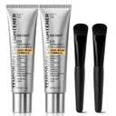 2PCS Perfection Eye Tightener Cream with 2 Brushes - Fine Lines & Wrinkles, Lightweight Easy-Wear Formula, Gentle Skin Care for All Skin Type gifts for women