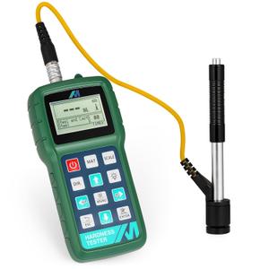 [2025 Upgraded] Metal Hardness Tester Kit, Digital Leeb Testing with Standard Hardness Block for Calibration, Multi-Scale Support & Free Software