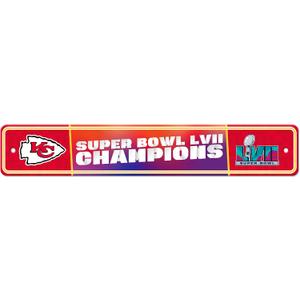 FANMATS Kansas City Chiefs Super Bowl LVII Street Sign