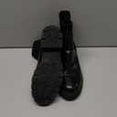 Athlefit Women's Chelsea Boots Fashion Slip on Platform Ankle Boots Lug Sole Chunky Booties, 8