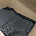 Sunsdrew Floor Mats for Toyota Corolla Sedan 2014-2019 (Not for Hatchback), All Weather Car Mats 2 Rows Floor Liners for Corolla Accessories, TPE Rubber Raised Edge