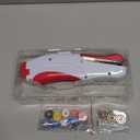 Portable Handheld Sewing Machine - Electric Mini Cordless Stitch Tool for Beginners & Adults | Quick Mending Repair Kit for Clothes, Fabric, Curtains, DIY Crafts | Travel & Home Use (Red)