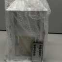 Memorial Lantern Bereavement Gifts in Memory of Loved One - Remembrance Sympathy Gifts for Loss of Mother or Father with LED Candle and Remote (Those We Love Dont Go Away White)