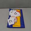 Gamenote Word Building Desktop Pocket Chart Tent Flash Cards Kit - CVC Words Phonics Games Blending Board for Kindergarten Reading and Spelling