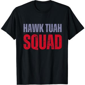 Hawk Tuah Squad T-Shirt (Small, Black)