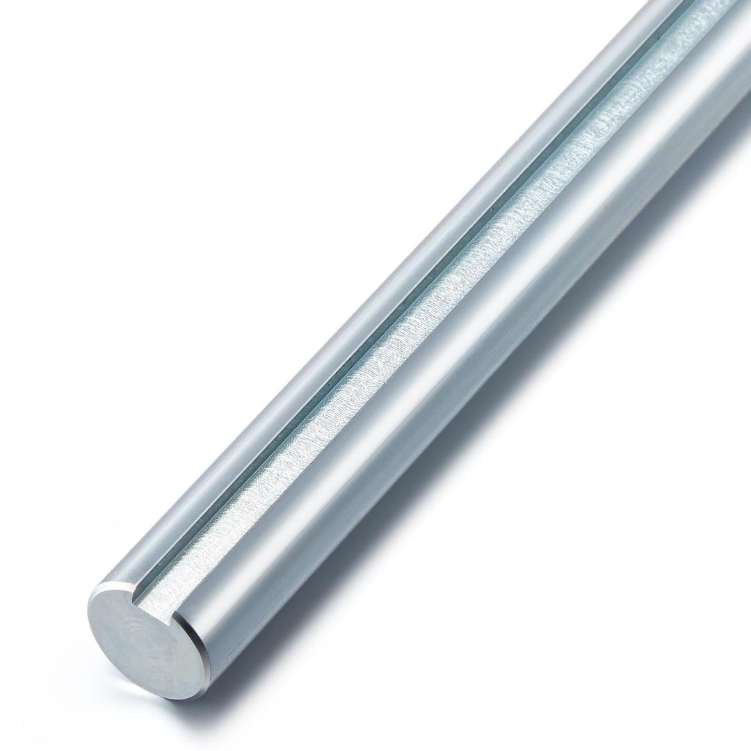 Hicarer 1 Pcs 5/8 in Round Keyed Shafting Keyed Shaft, Keyway: 3/16" x 3/32", 3ft Length, 1045 Carbon Steel