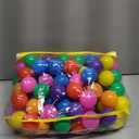 Hovenlay Ball Pit Balls Phthalate Free BPA Free Crush Proof Plastic - 7 Bright Colors in Reusable Play Toys for Kids with Storage Bag, 2.2"