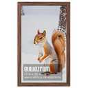 euwazram Rustic Walnut 12x20 Frame - Single Frame, 12 x 20 Poster Frame for Artwork, Puzzles, Photos and Movie Posters Picture Frames
