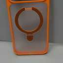 TORRAS for iPhone 17 Pro Max Case with Stand, Camera Control Button, Fit for MagSafe, Military Grade Protection, Translucent Slim Soft Edge Case for iPhone 17 Pro Max 6.9", Orange