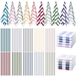 EBOOT 10 Pack Oversized Beach Towel Set Extra Large Pool Towels Microfiber Quick Dry Swim Blanket for Adult Women Men Face Hand Body Bath Travel Pool(Delicate Color,28 x 59 Inch,Seaside)