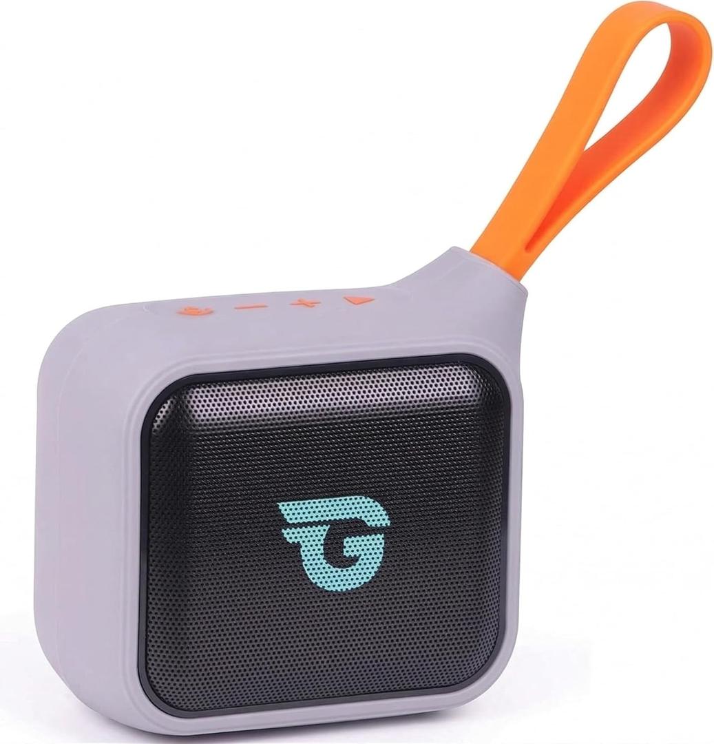 IP67 Waterproof Bluetooth Speaker with 100dB Loud Deep Bass - 20H Playtime Floating Shower Speaker, Integrated Clip-on Strap, Portable Mini Wireless Speaker for Hiking, Beach, Kayak, Golf