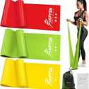 Resistance Bands for Workout Out, Exercise Bands for Physical Therapy, Starter Kit for Workout, Stretching, Recovery, Pilates, Rehabilitation, Strength Training and Yoga