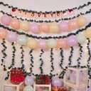 MARTINE MALL Flower Garland Rose Vines, 8 Strands 66Ft Flowers Vines for Bedroom, Rose Flower Garland Decoration, Sapphire Rose Floral Garland for Room Table Birthday Wedding Party Garden Wall Decor