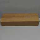 RELBRO Coat Rack Wall Mount, 16.7 Inch Wooden Wall Coat Hanger with 5 Triple Hooks, No Assembly, Brown, 2 Pcs