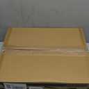 FURTIME Stainless Steel Cat Litter Box with Lid, Metal Kitty Litter Box for Small Cats, Kitten Litter Boxs with Scoop and Mat, Non-Sticky, Anti-Leakage, Easy to Clean, 17.4"x13.4"x8.4" (Small) (Silver)