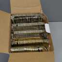 Lullaby 200PCS Gold Plastic Silverware, Heavy Duty Disposable Cutlery Set Include 100 Forks, 50 Spoons, 50 Knives, Perfect for Wedding, Party, Gathering and Daily Use