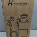 Hurmovae 2.1 Gallon Portable Camping Shower–10 Spray Modes, Insulated Pressure Sprayer, Warm Water Outdoor Shower for Hiking, Beach, Pet Washing, White