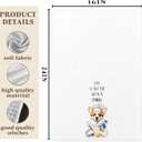 Funny Corgi Dog Kitchen Towels, Gifts for Corgi Lovers Dish Tea Towels, Dog Lover Gifts for Women Men Decorative Hand Towel for Kitchen, 16x24 Inch Set of 2