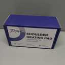 Cordless Shoulder Heating Pad, Heated Shoulder Brace for Rotator Cuff Frozen, 3 Heat Levels, 3000mAh Rechargeable Battery, Shoulder Wrap for Pain Relief Deep Tissue for Men Women (Black)