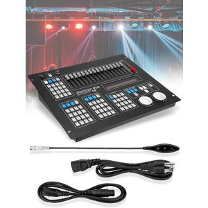 DMX512 Controller, 512 Channel DMX DJ Light Controller with LCD Display