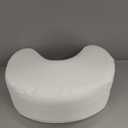 Jaxmoon Side Sleeper Pillow for Shoulder Pain Relief, Rotator Cuff Pillow with Arm Channels for Shoulder & Neck Support, Knee Pillow for Adults Between Legs, Ergonomic Memory Foam Pillow, Cream White