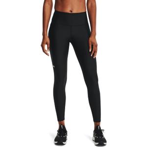 Under Armour Womens HeatGear Armour High Waisted Pocketed No-Slip Leggings (Large, Black (001)/White)