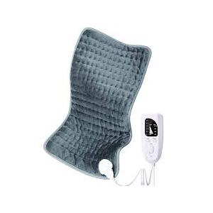 Portable Heating Pad for Back, Neck, Shoulder, and Leg Pain Relief, Electric Heating Pad with Auto-Off Feature, Machine Washable, Christmas Gift for Men and Women, ​Ash Gray 18"x36"