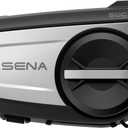 Sena 50C Motorcycle Communication & 4K Camera System with Sound by Harman Kardon Integrated Mesh Communication Headset with Premium Microphone & Speakers