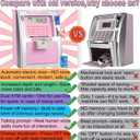 Fishboy Talking Pink ATM Piggy Bank for Kids with Dual Debit Cards, Power-Off Memory, Auto-Opening Drawer for Real Money for Girls, Onekey Shutdown, Bill Feeder, Coin Recognition, Balance Calculator
