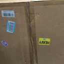 3 Panels No-Dig Wooden Privacy Fence Screen 42.1"x39.8" Outdoor AC & Trash Bin Cover for Patio