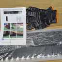 12 Pack Galvanized Steel Landscape Lawn Edging, 40" X 6" Metal Landscape Edging Border with 12 Clips, Metal Garden Edging Border, Metal Edging for Landscaping, Garden, Yard, Pathway(40Ft Total)