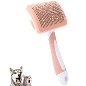 Pet Brush Dog Brush, Cat Brush, Pet Slicker Brush, Easy To Clean The Hair On The Brus, The Effective Tool For Pet Grooming And Removal Shedding Hair Pet Brushes(Orange) 