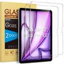 SPARIN Screen Protector for iPad Air 13 Inch M4 2026 & M3 2025 & M2 2024 (8th/7th/6th Generation) & iPad Pro 13 Inch M5/M4 (8th/7th Gen), Case Friendly, 2 Pack Tempered Glass, Support Apple Pencil
