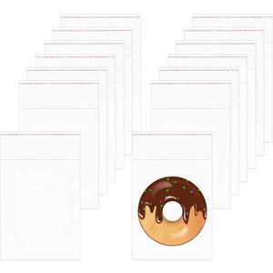 Clear Cellophane Bags 200pcs 4" x 5" Crystal Sealed Clear Bags Self Sealing OPP Cello Bags 1 Mil for Jewelry Earrings Candies Bakery Candle Cookie (18 Sizes to choose from)