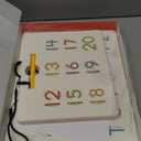 GAMENOTE Double Sided Magnetic Letter & Number Board Set - Alphabet & Numbers Tracing Board for Toddlers, ABC Uppercase & Lowercase Practicing, Math Learning, Educational Toys for Kids