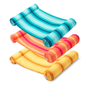 Sloosh 3 Pack 4-in-1 Inflatable Pool Floats - Water Hammock Lounges, Multi-Purpose Swimming Pool Accessories (Saddle, Lounge Chair, Drifter) for Pool, Lake, Outdoor, Beach