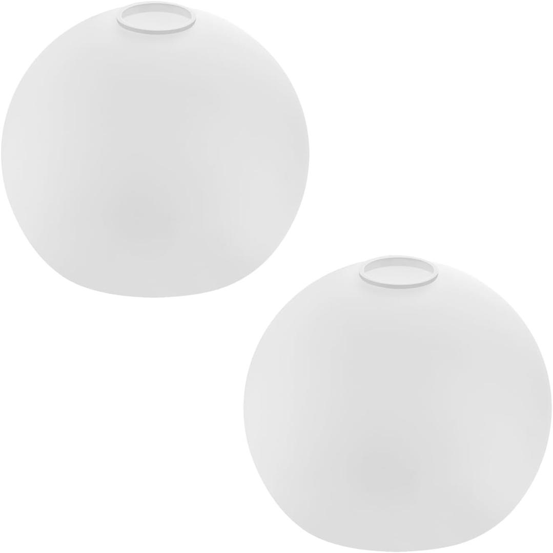 ANYLOVE Hammered Glass Globe ShadeFixture Replacement Shade,7" Diameter, Replacement with 1.65 Inch Fitter for Wall Lamps Chandeliers or Ceiling Light,2Pack