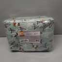 Intelligent Design Cozy Soft 100% Cotton Flannel Print Animals Stars Cute Warm, Ultra Soft Cold Weather Sheet Set Bedding, Queen, Seafoam Foxes 4 Piece