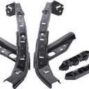 ApplianPar 4Pcs Left Right Side Front Headlight and Bumper Bracket Mount Support Retainer Kit for Civic 2012-2015