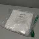 LiBa Fabric Bathroom Shower Curtain, 72" W x 72" H White Heavy Duty Waterproof Shower Curtain Liner