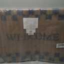 MACKENZIE-CHILDS Double-Door Entrance Mat, Decorative Outdoor Coir Doormat, Double Front-Door Mat and Welcome Mat, Welcome Checked