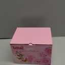 Flower Glass Tea Cup With Spoon Set, Ideal Gift For Mothers Wife Grandma Women Friends On Valentines Day Christmas Birthday, Durable Coffee Mug (Chrysanthemum, 11 OZ)