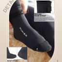 XUKER Neoprene Water Socks 3mm, Sand Proof Beach Volleyball Socks Diving Socks for Outdoor Water Sports (Black, S)