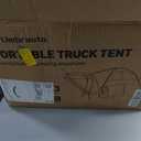 Truck Bed Tent with Awning 5.5' ~ 5.8' Easy Set Up Umburato Pickup Truck Tents for Camping, Waterproof, for 2-3 Person, Chevy, Dodge, Ford, GMC, Navy Blue & Lime