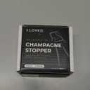 KLOVEO Champagne Stoppers - Patented Seal - Made in Italy - Professional Grade WAF Champagne Bottle Stopper - Prosecco, Cava, and Sparkling Wine Bottle Stopper (Chrome)