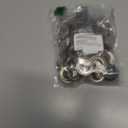 CRAFTMEMORE 5/8" (16MM) Hole 50 Sets Grommets Eyelets with Washers for Leather, Tarp, Canvas (Gunmetal)