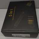 5 in 1 Hair Dryer Brush Set,Professional Negative Ionic Hot Air Styler, Air Curling Wrap Styler,Detachable Blow Dryer Brush With Auto Wrap Curlers,Hair Styling Tools For Straight/Curl/Drying/Smoothing (Champagne Gold)