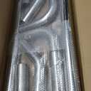 3 Inch Universal T304 Stainless Steel Exhaust Pipe Tubing Kit 16 Gauge Custom Straight U Bend 45 & 90 Degree Mandrel 8PCS