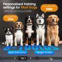 Dog Bark Collar for Small Medium Large Dogs 10-100lbs, Automatic Bark Device with Anti-False Trigger & Bark Count Tracking, 4 Training Modes and 8 Sensitivity to Effectively Stop Barking, Black