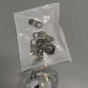 1 Pack Mailbox Lock, National L-1172C Mailbox Lock Replacement for C9100 Mailbox Key Lock with 3 Keys, Nickel Finish